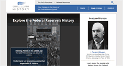 Desktop Screenshot of federalreservehistory.org